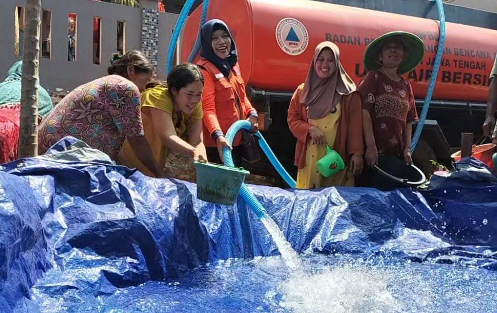 3 Bulan Kekeringan, Pemkab Batang ping Air Bersih 2 Hari Sekali