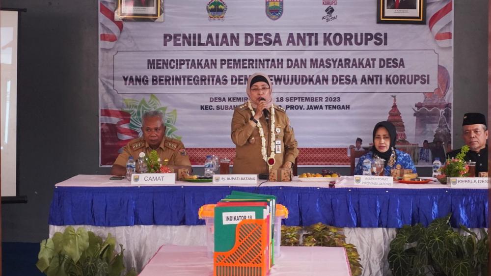 KEMBAR Batang Dinyatakan Jadi Desa Antikorupsi di Jateng Dengan Kriteria Istimewa