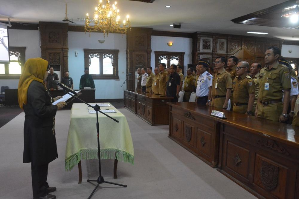 Pj Bupati Batang Lantik 66 Pejabat Administrator dan Pengawas