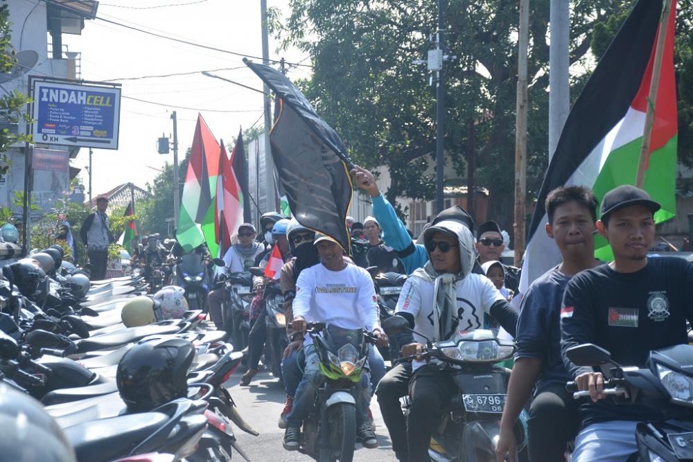 PAWAI MOTOR AKSI BELA PALESTINA