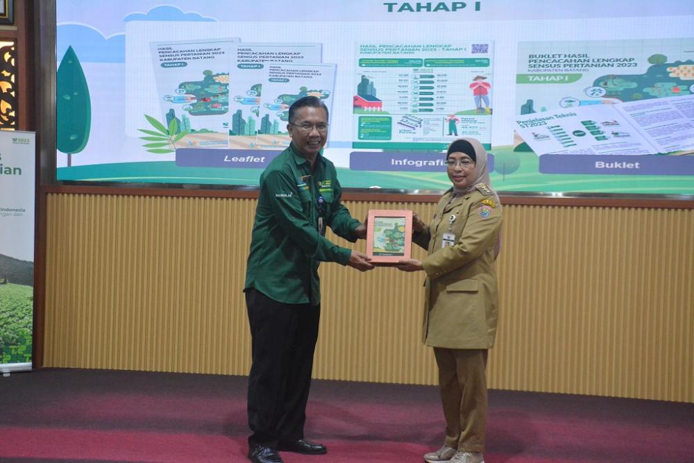 BPS Kabupaten Batang Rilis Hasil Sensus Pertanian 2023