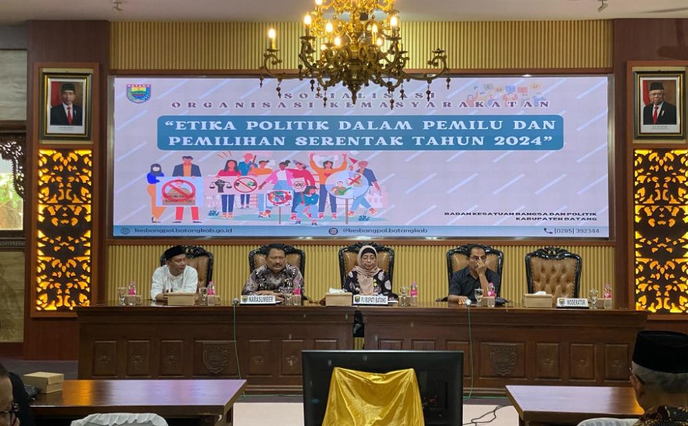 Diminta Bersikap Netral, Kades di Batang Ikuti Sosialisasi Etika Berpolitik Pemilu 2024