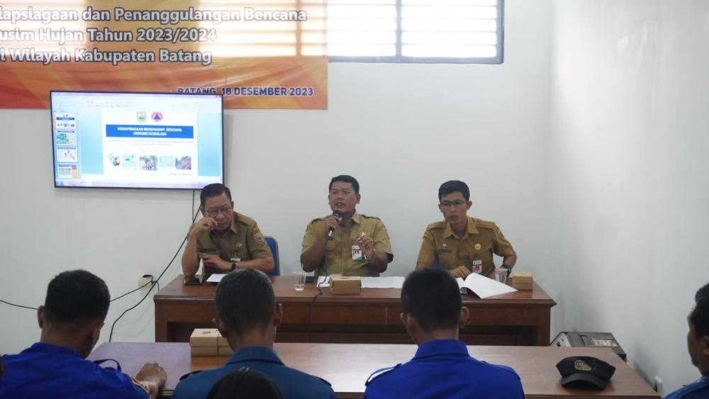 Masuk Musim Hujan, BPBD Batang Keluarkan Sinyal Kesiapsiagaan Antisipasi Bencana