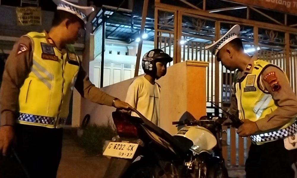 Terjaring Operasi, Pemotor Berknalpot Bising Gagal Malam Mingguan