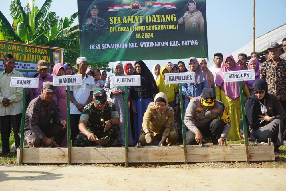 TMMD, Upaya Kodim Batang Dukung Pemerataan Pembangunan