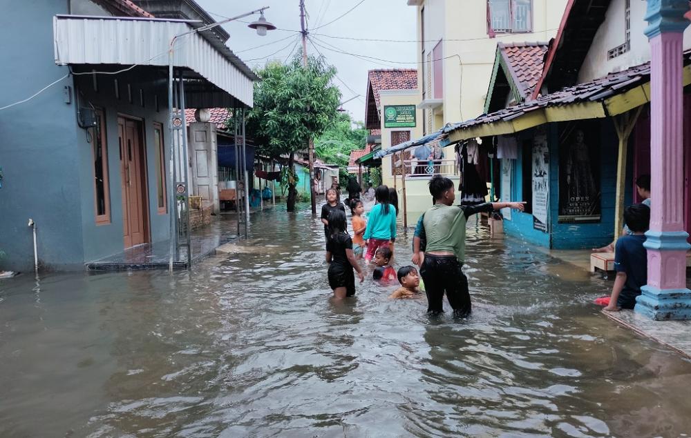 Hujan Semalam, Karangasem Utara Langsung Terendam Banjir