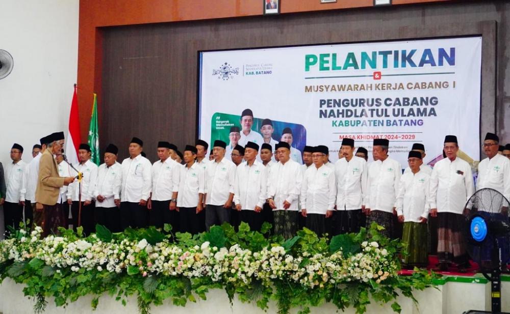 Dilantiknya Pengurus Baru, PCNU Batang Sinergitas Dengan Pemkab Tetap Terjaga