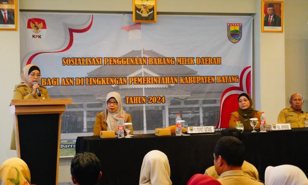 Pj Bupati Batang Minta, Pengelolaan Barang Milik Daerah Bisa Teridentifikasi