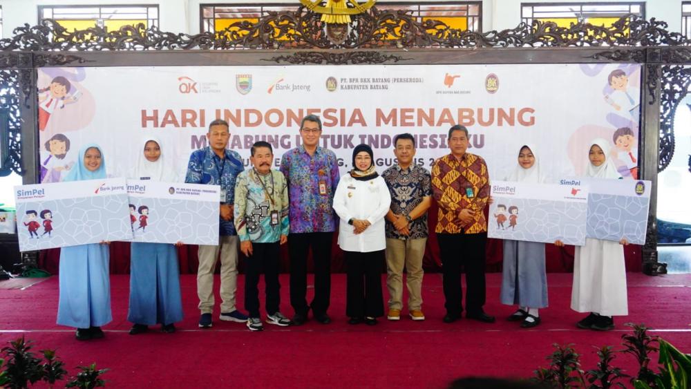 Peringati Hari Indonesia Menabung, Sebanyak 300 Pelajar Dapatkan Tabungan