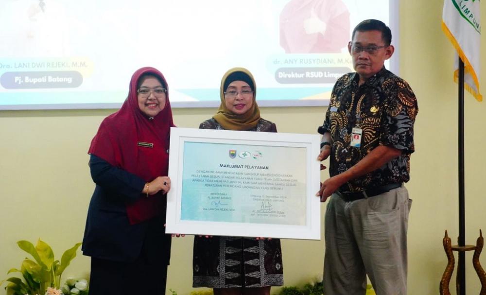 RSUD Limpung Naik Kelas C, Pj Bupati Batang Dorong Tingkatkan Pelayanan Kesehatan