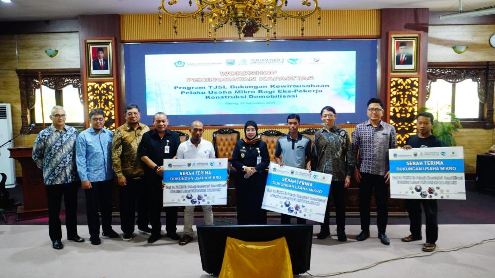 Sebanyak 34 Eks-Pekerja Kontruksi PLTU Batang Terima Tambahan Bantuan Usaha Dari BPI