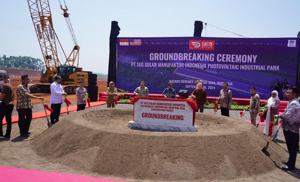 KIT Bangun Pabrik PV Terbesar Asia Tenggara SEG Solar di Batang