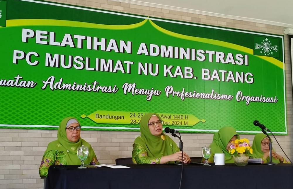 Kembangkan Kompetensi, Muslimat NU Batang, Siap Hadapi Industrialisasi