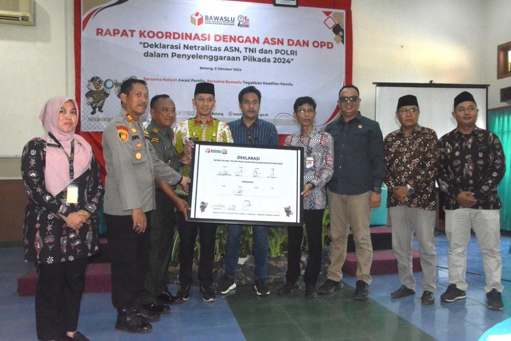 ASN di Batang Terancam Pidana Jika Tidak Netral dalam Pilkada 2024