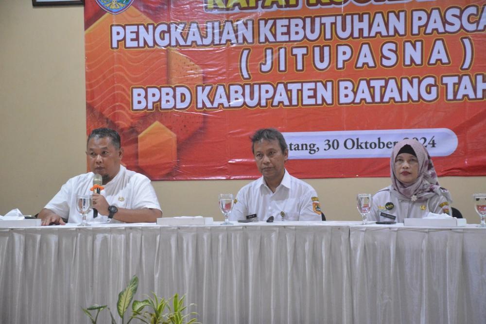 BPBD Siapkan Tenaga Terampil Penilai Kerusakan Pasca Bencana di Batang