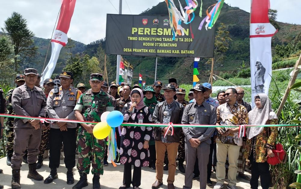 TMMD Sengkuyung IV, Kodim Batang Fokus Perbaiki Akses Pranten
