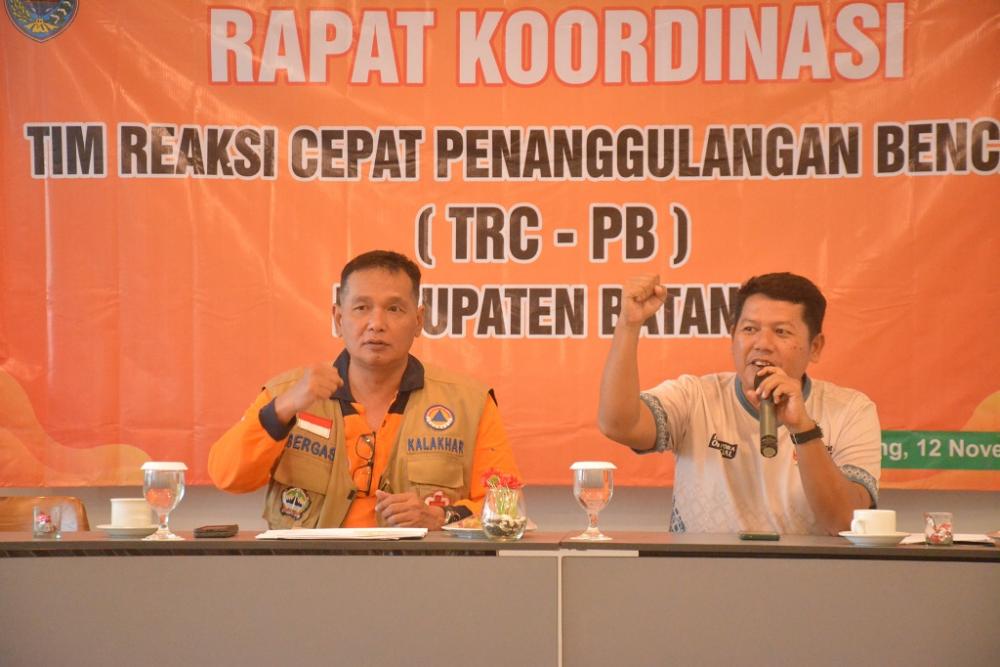 Gelar Rakor, BPBD Batang Minta Tingkatkan Kualitas Layanan Kebencanaan