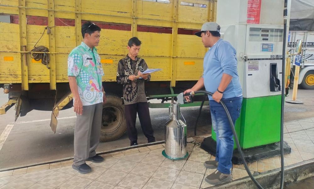 Pastikan Sesuai Takaran, Disperindag Pantau SPBU Sepanjang Pantura