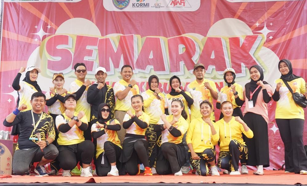 ASIAFI Dan ASKI Batang Apresiasi Kemenpora Terus Ajak Masyarakat Hidup Sehat dengan Senam Kebugaran