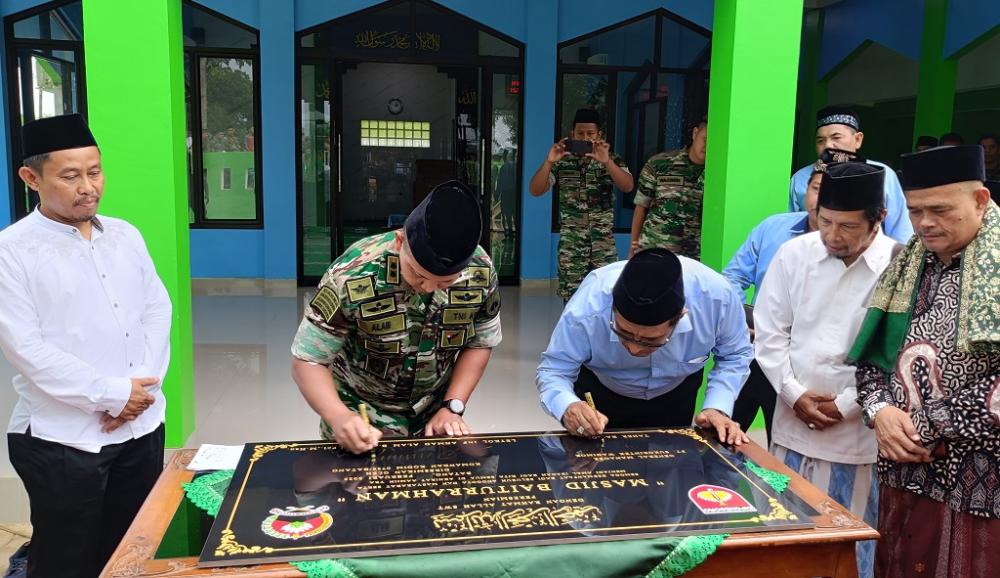 Masjid Baiturrahman Diresmikan, Dandim Batang Makmurkan untuk Keagamaan