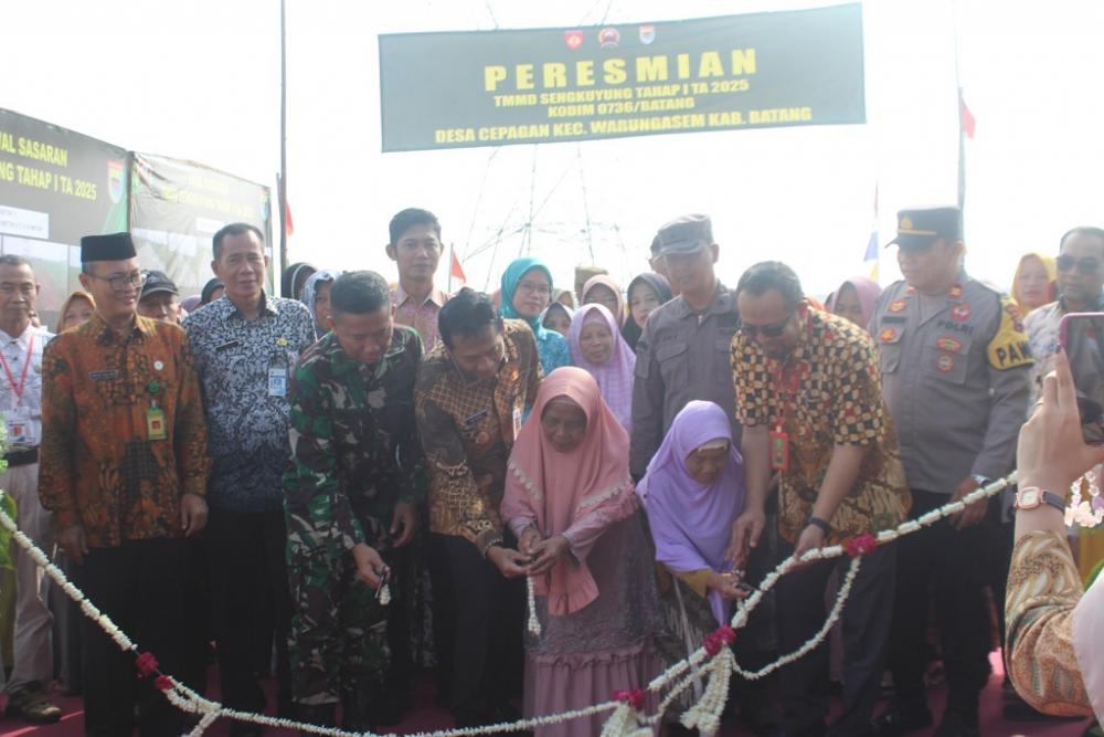 Pemkab Batang Apresiasi Kesuksesan TMMD Cepagan Capai Sasaran