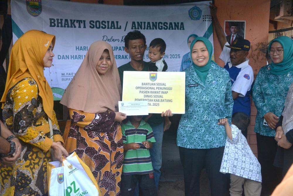 Peringati HUT Batang Ke-59, Pemkab Batang Lakukan Anjangsana dan Bhakti Sosial