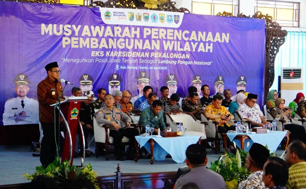 Musrenbangwil, Bupati Batang Usulkan 3 Program Untuk Sukseskan Ketahanan Pangan