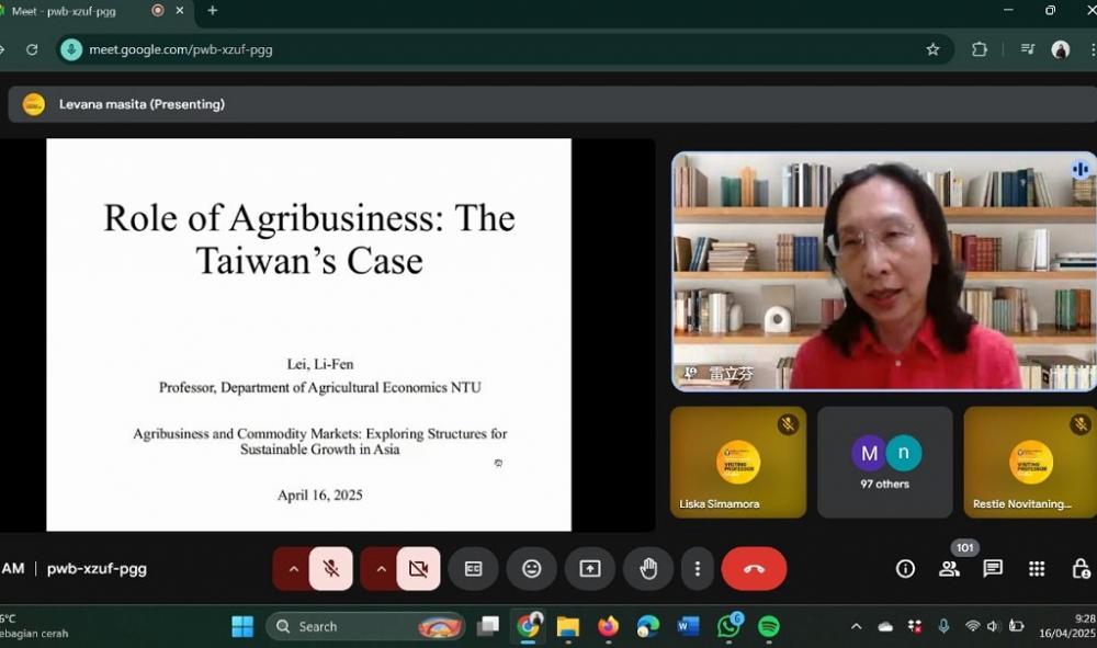 Guru Besar Taiwan University Bahas Peluang Agribisnis Undip Batang