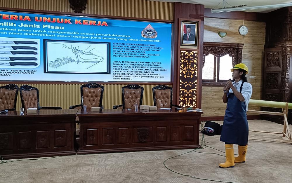 Jelang Iduladha, Juleha Praktikkan Penyembelihan sesuai Syariat