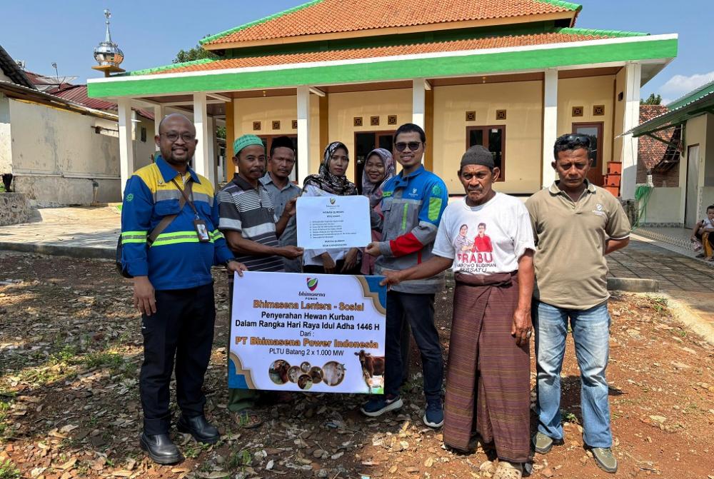 Perayaan Iduladha, PLTU Batang Distribusikan Puluhan Hewan Kurban