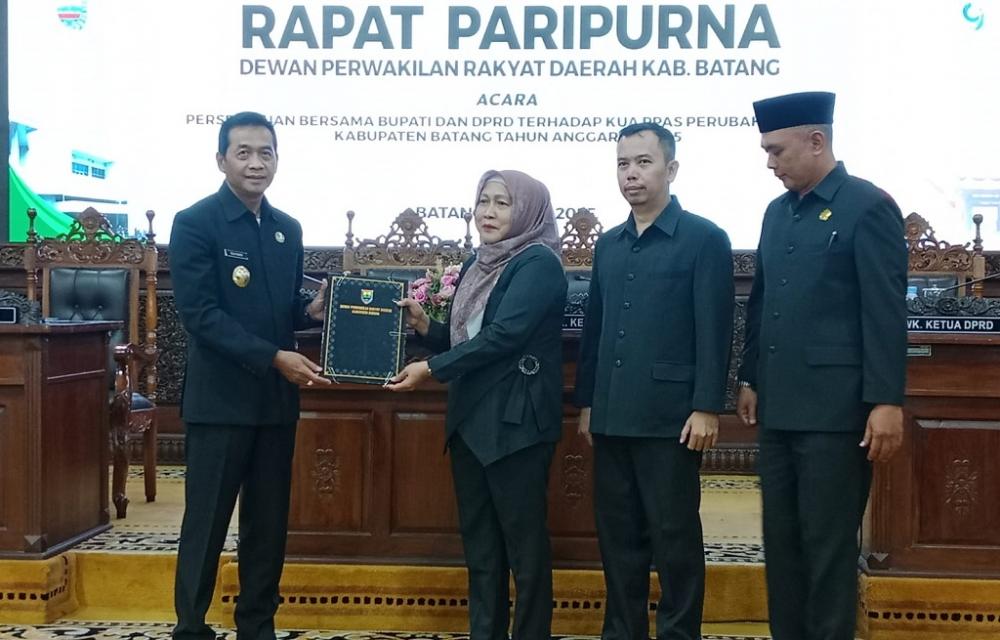 Perubahan KUA-PPAS APBD 2025 Disetujui, Pemkab Batang Optimistis Tekan Defisit