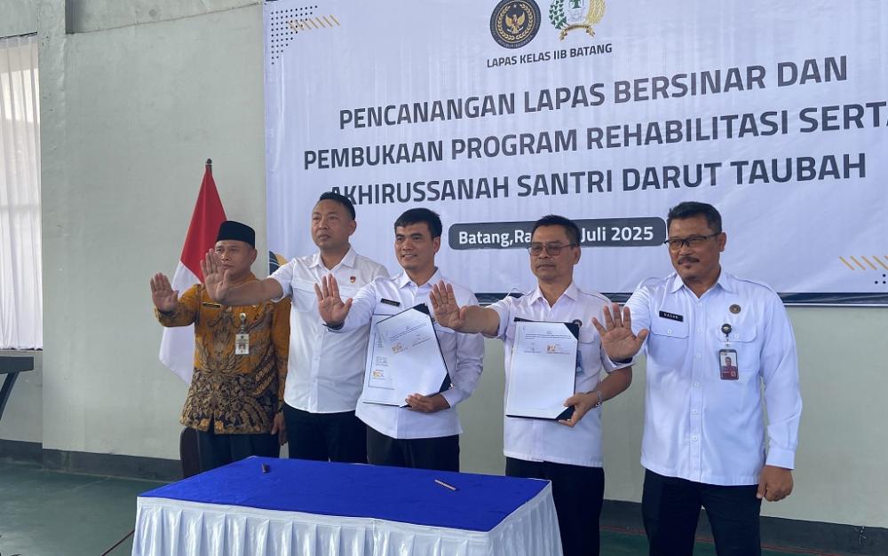 Luncurkan Lapas Bersinar, Upaya Lapas Batang Perangi Narkoba