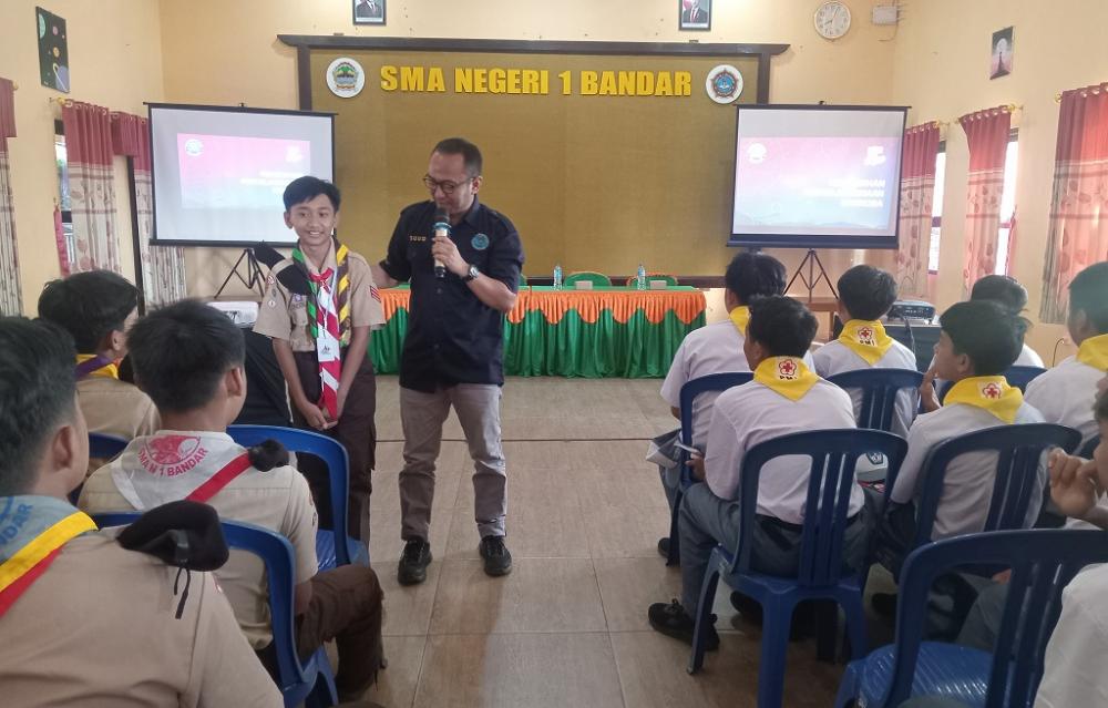 Kader Kesehatan SMAN 1 Bandar Diedukasi Lawan Narkoba