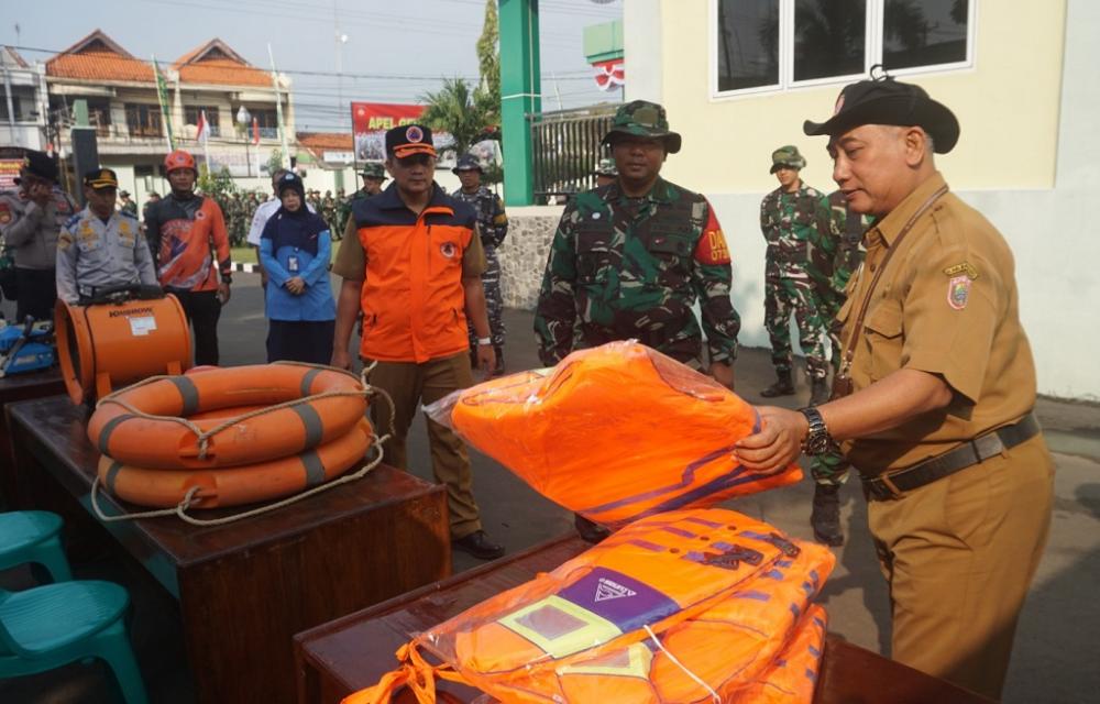Waspadai Kerawanan Bencana, Kodim Batang Gelar Apel Kesiapsiagaan