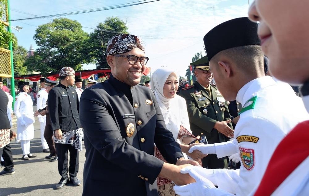 Tunaikan Tugas dengan Sempurna, Paskibraka Diapresiasi Bupati Batang