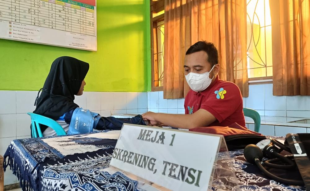 Pastikan Terhindar dari PTM, Pukesmas Cek Kesehatan Pelajar