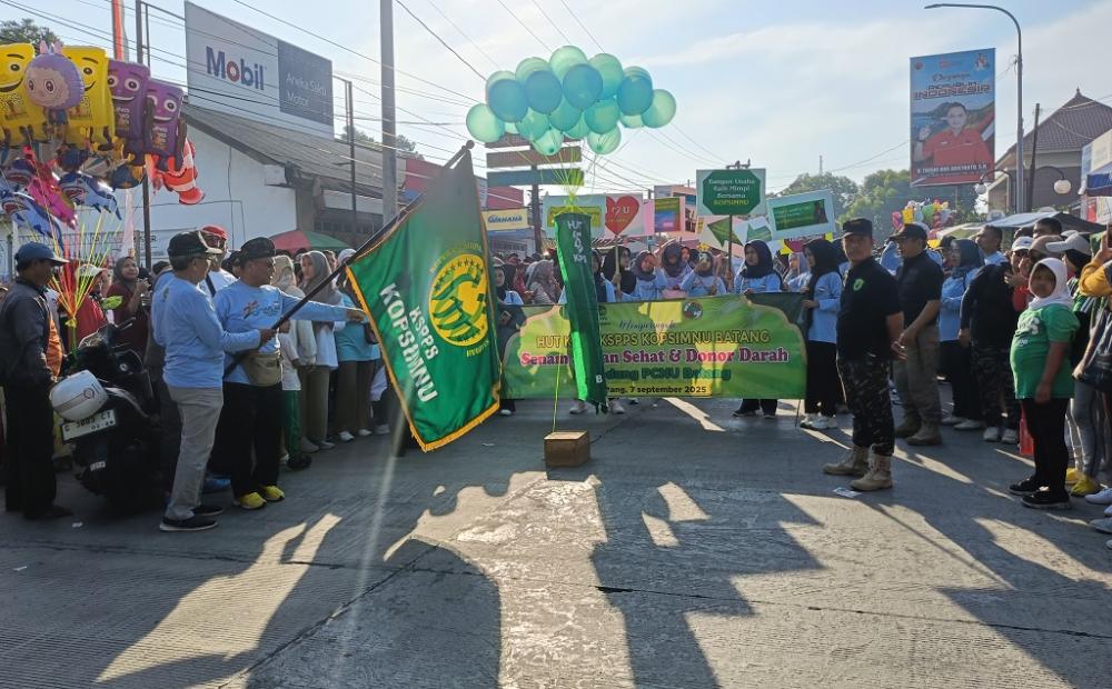 Jalan Sehat Harlah Ke-25 Kopsimnu Batang, Sedot Perhatian Publik