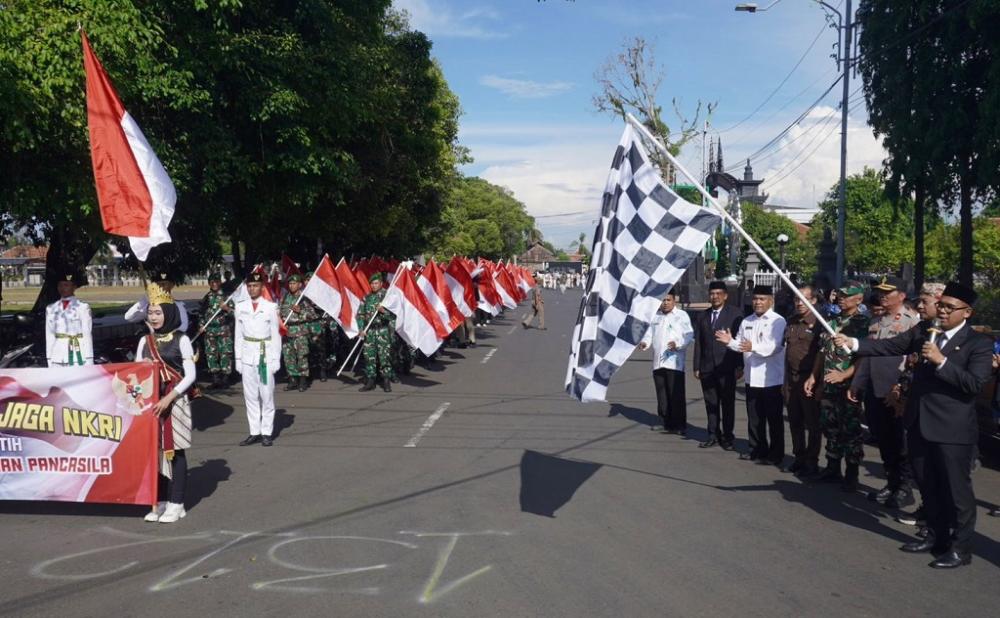 Kirab Kesaktian Pancasila, Batang Gaungkan Persatuan