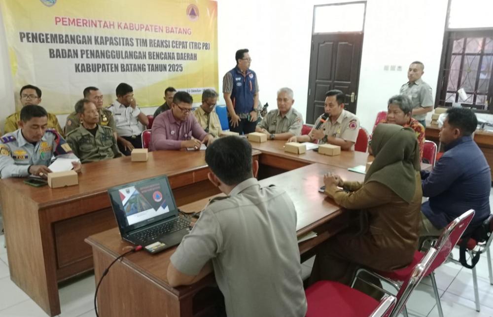 Musim Hujan, BPBD Batang Perkuat TRC Bekali Pelatihan