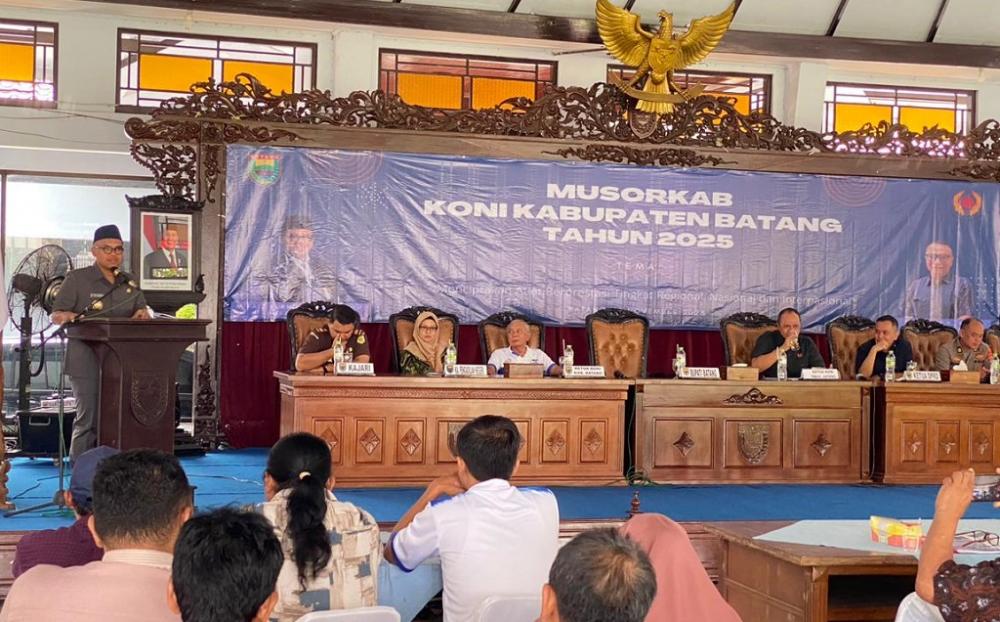 Bupati Batang Targetkan KONI Tembus 10 Besar Dalam Porprov