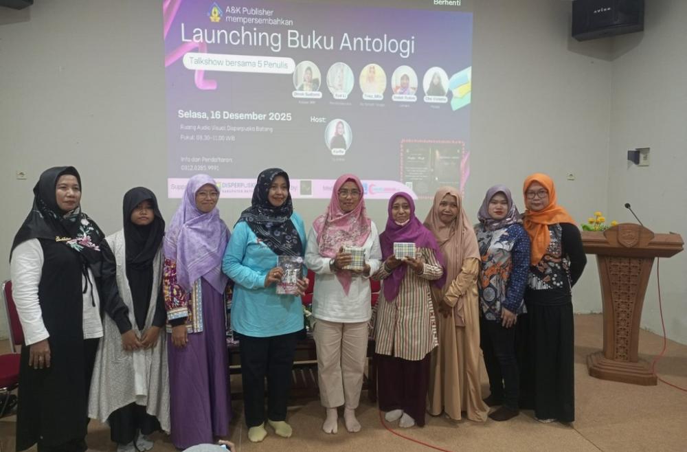 Perdana Launching Buku Antologi, Bentuk Dukungan Untuk Penulis Batang