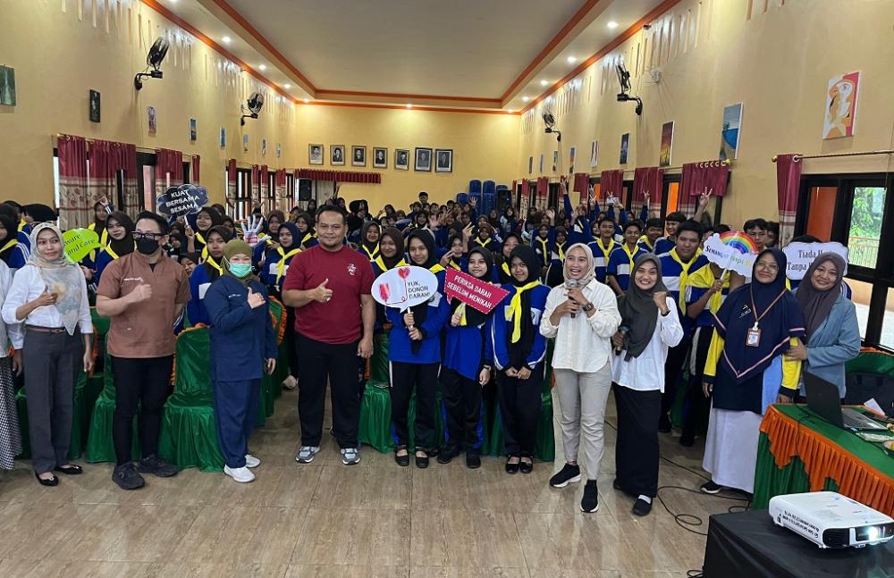 Putus Rantai Talasemia, Pelajar SMAN 1 Bandar Diedukasi POPTI Batang