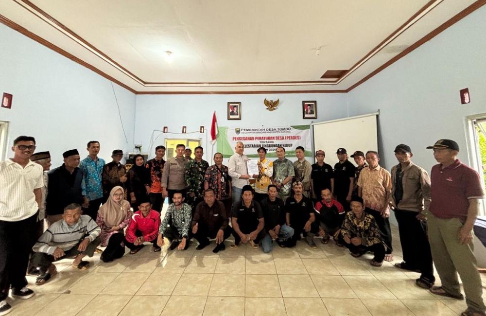 Desa Tombo Batang Sahkan Perdes Pelestarian Lingkungan Hidup, Libatkan Warga hingga Perusahaan