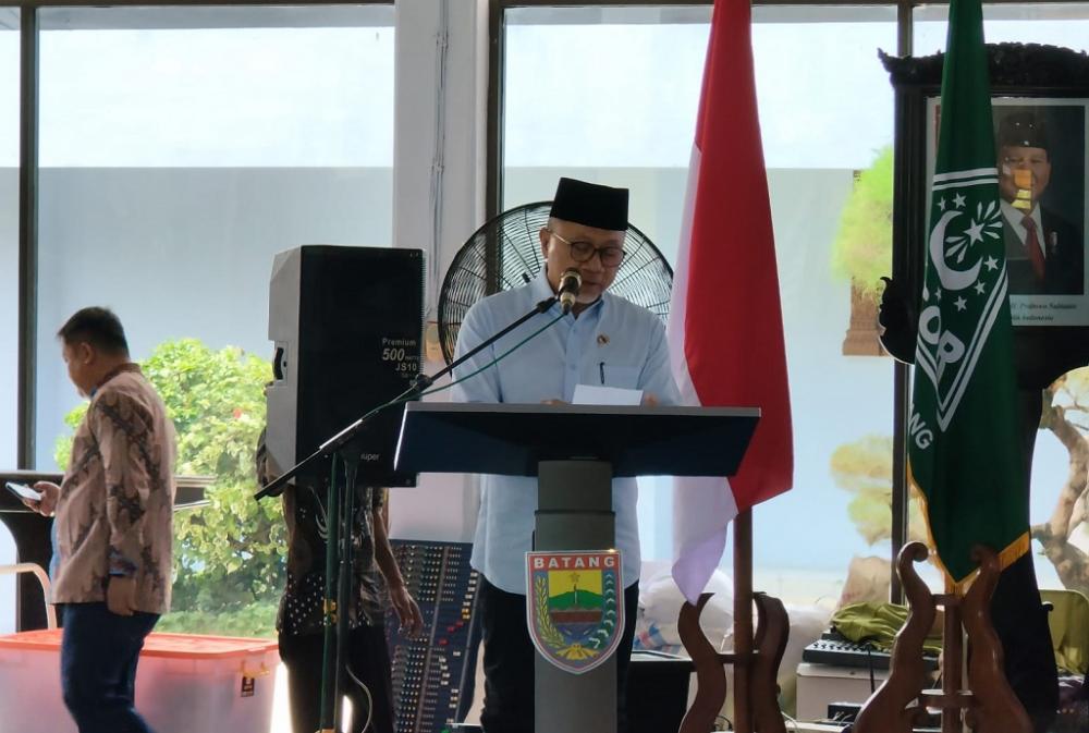 Menko Pangan Siap Bantu Pembangunan Pelabuhan dan Perkuat Ekonomi Pancasila di Batang