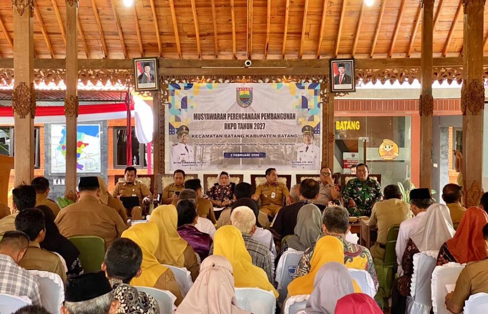 Musrenbang Kecamatan Batang Soroti Penanggulangan Banjir, Pendidikan, hingga Kesehatan