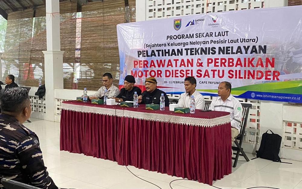 BPI Latih Nelayan Batang Perbaiki Mesin Kapal, Bisa Hemat Jutaan Rupiah per Tahun