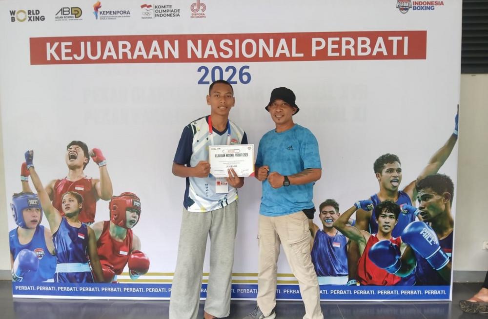Petinju Batang Fachry Elang Sabet Medali Perunggu di Kejurnas U-23 Jakarta