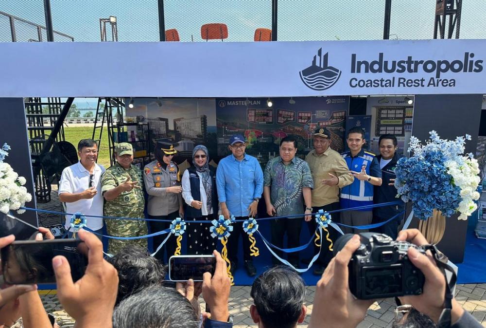 Rest Area Pemandangan Laut di KEK Industropolis Batang, Jadi Alternatif Singgah Pemudik