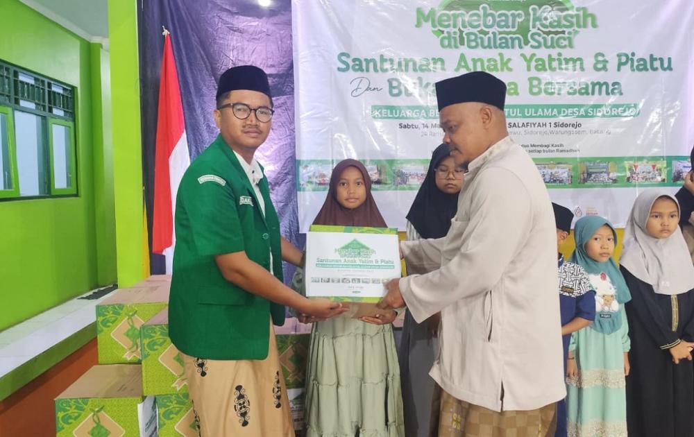 KBNU Sidorejo Santuni Puluhan Anak Yatim