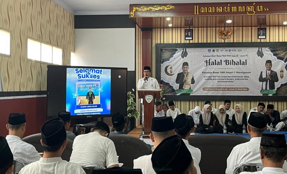 Gelar Silaturahmi, SMKM 1 Warungasem Undang Guru Pendiri